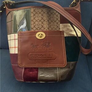 Coach Patchwork Shoulder Bag.